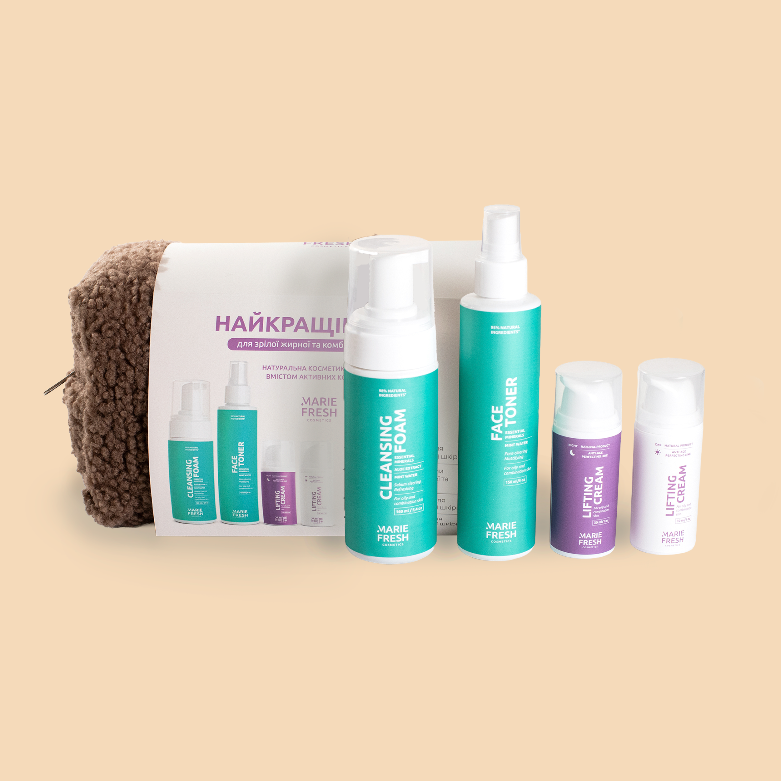 Подарунковий набір «Найкращій мамі» для зрілої жирної та комбінованої шкіри
Подарунковий набір «Найкращій мамі» для зрілої жирної та комбінованої шкіри